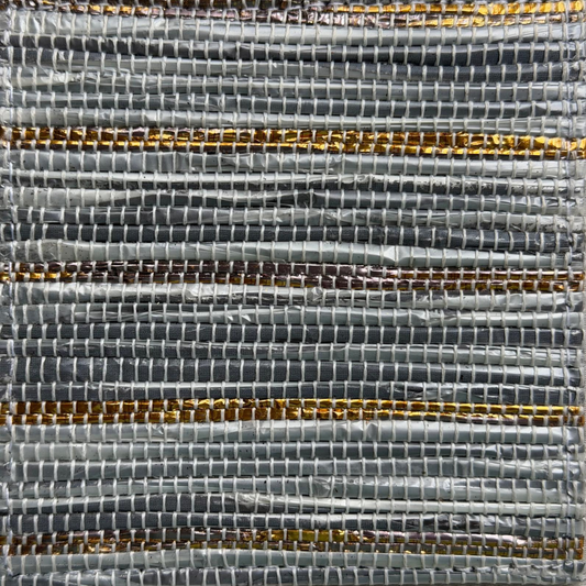 Upcycled Handwoven Coasters (Set of 4) – Stylish & Sustainable