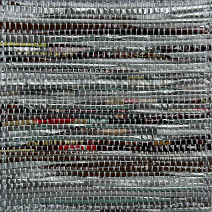 Upcycled Handwoven Coasters (Set of 4) – Stylish & Sustainable