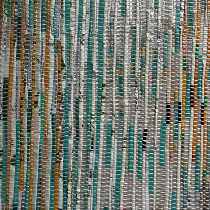 Upcycled A5 Diary Cover with Notebook – Handwoven & Personalizable