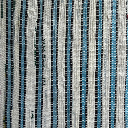 Upcycled A5 Diary Cover with Notebook – Handwoven & Personalizable