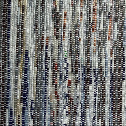 Upcycled A5 Diary Cover with Notebook – Handwoven & Personalizable