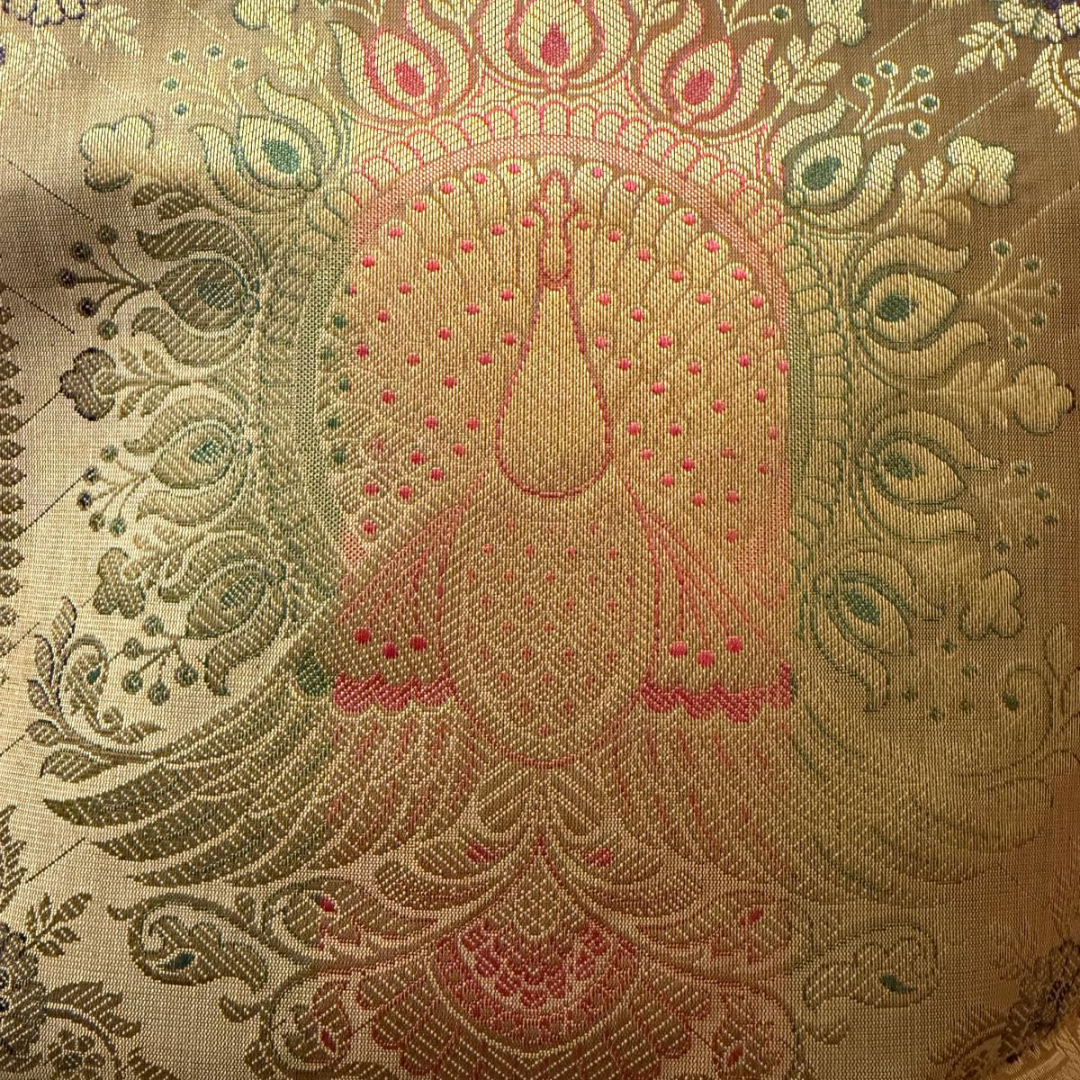 Banarasi Silk Gift Bags | Assorted Colors (11.5x12x3")