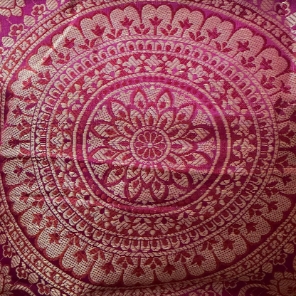 Banarasi Silk Gift Bags | Assorted Colors (11.5x12x3")