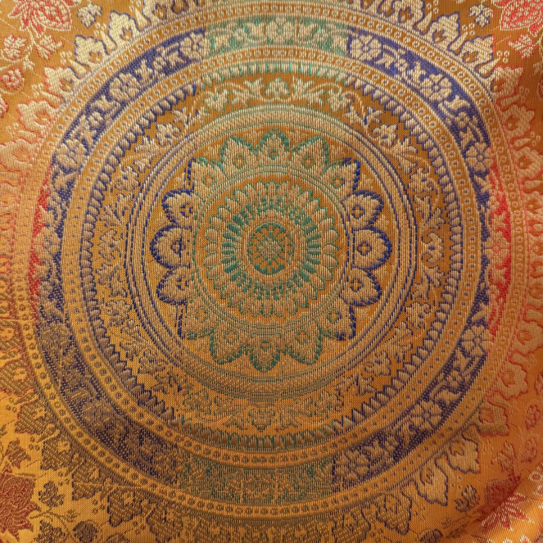 Banarasi Silk Gift Bags | Assorted Colors (11.5x12x3")