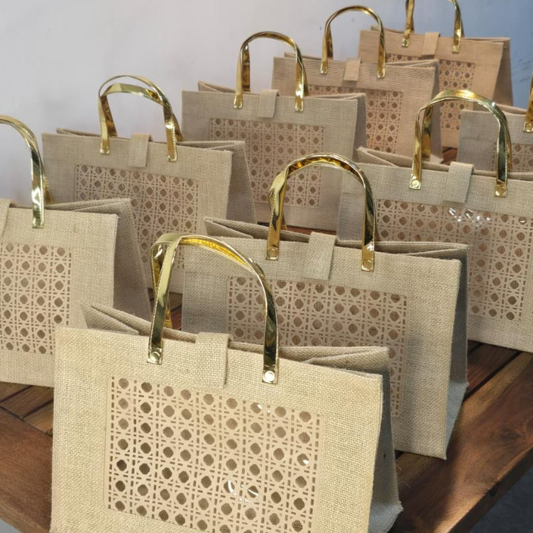 Jute Gift Bags | Natural & Reusable Gift Packaging