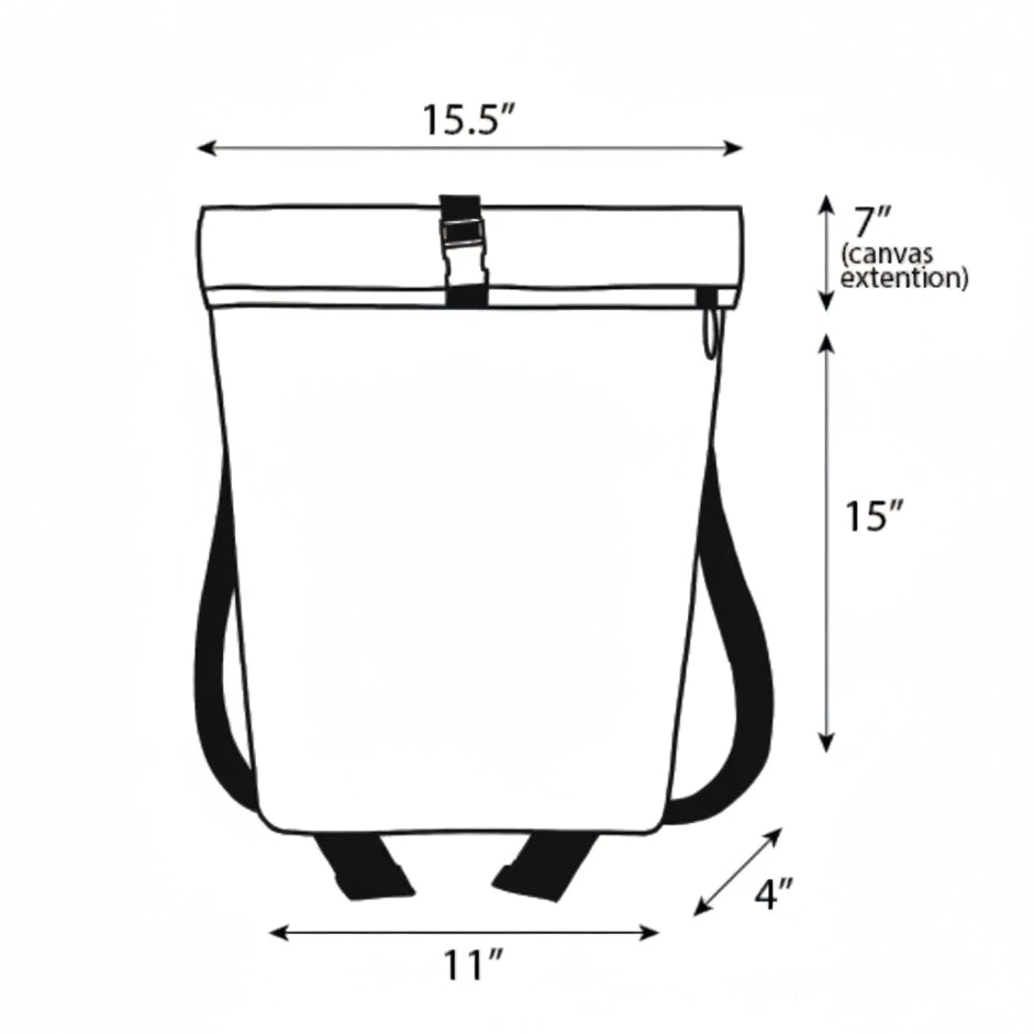 Backpack dimensions