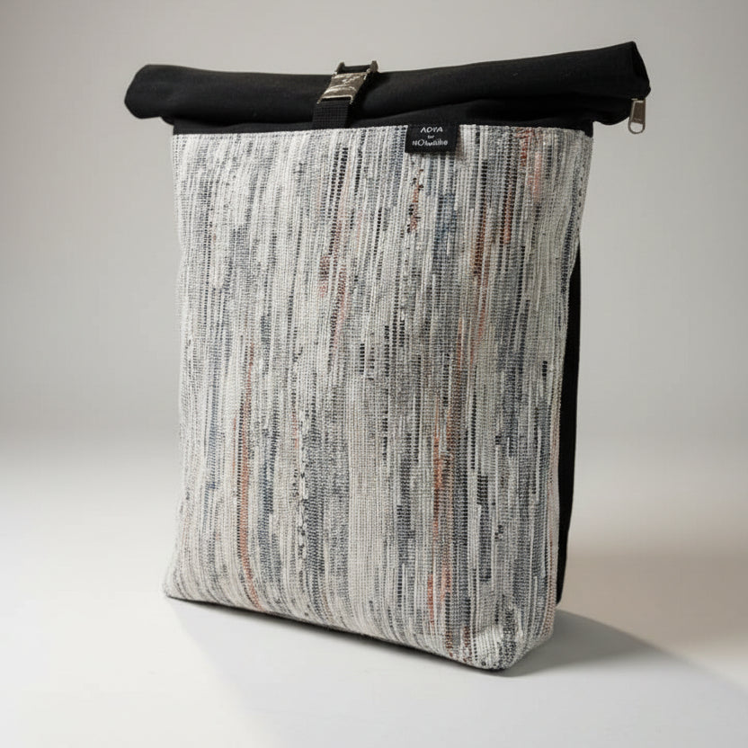 Spartan Backpack in neutral colors - Side view