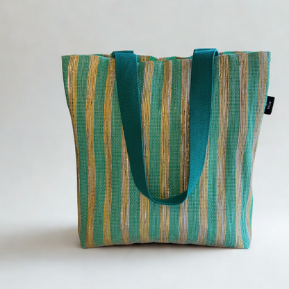 Everyday Shop-N-Go Tote – Handwoven from Waste Plastic