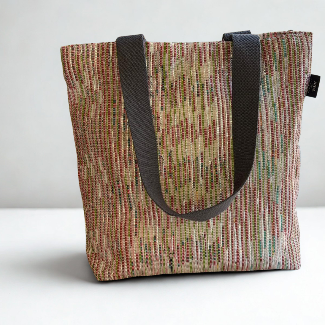 Everyday Shop-N-Go Tote – Handwoven from Waste Plastic