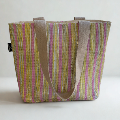 Handwoven Shopper Tote – Durable, Stylish & Upcycled