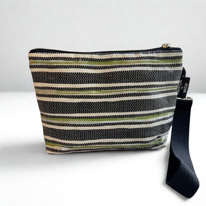 Upcycled Wristlet – Handwoven, Compact & Eco-Friendly