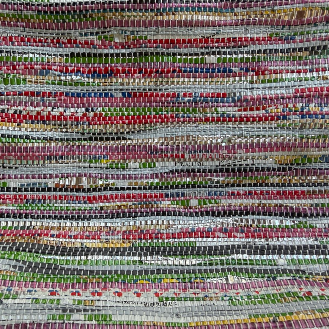 Upcycled Wristlet – Handwoven, Compact & Eco-Friendly