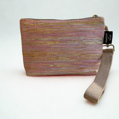 Upcycled Wristlet – Handwoven, Compact & Eco-Friendly