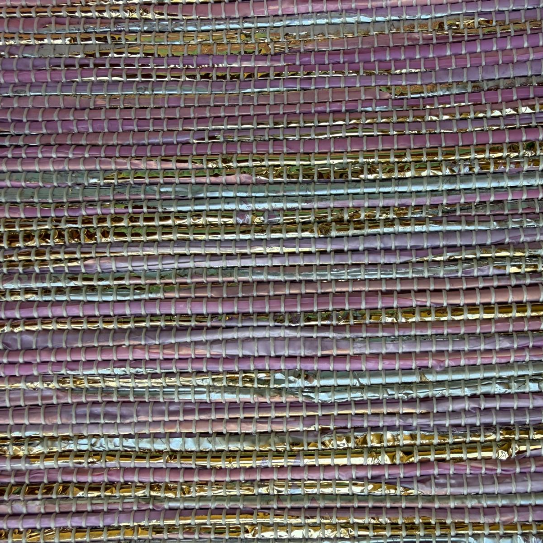 Upcycled Wristlet – Handwoven, Compact & Eco-Friendly