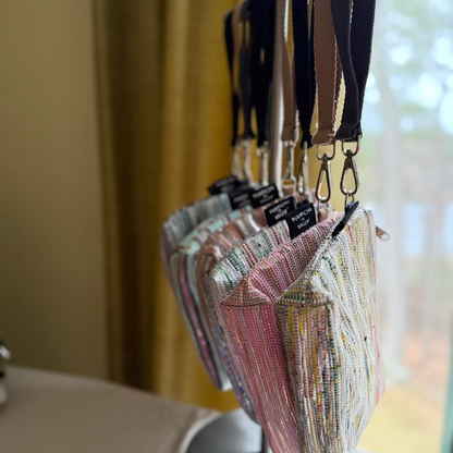 Upcycled Wristlet – Handwoven, Compact & Eco-Friendly